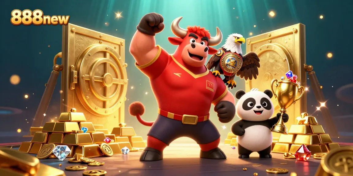 Engage with exciting 888new casino games featuring vibrant characters and dazzling gold treasures.