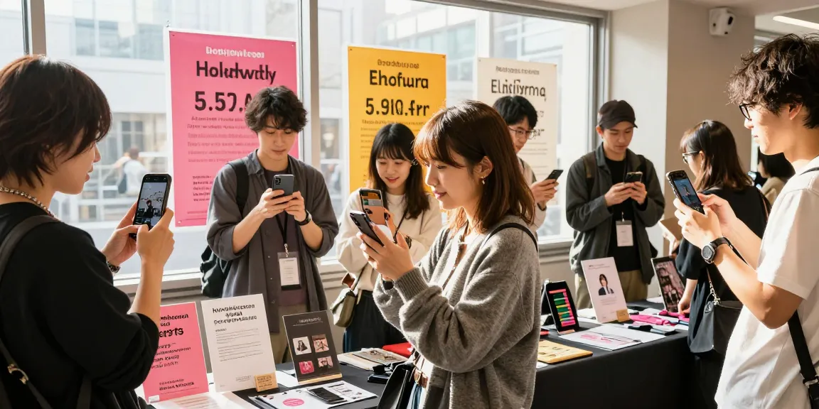 インスタグラム 日本人 フォロワーを紹介する日本人インフルエンサーたちが交流するトレンディなイベントの様子。
